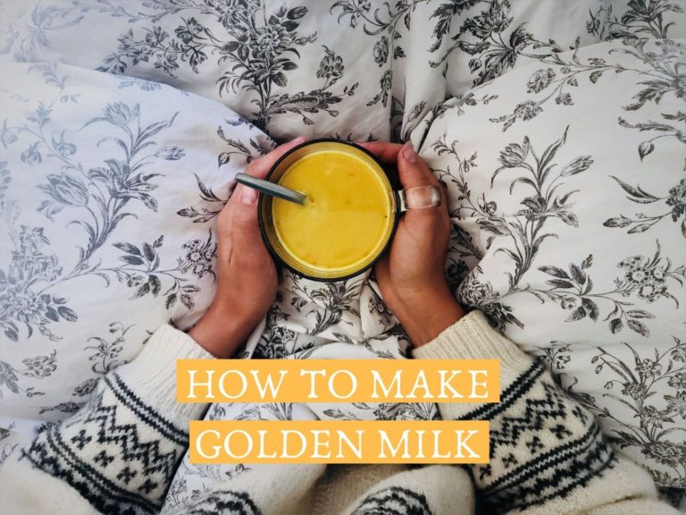 How To Make Golden Milk - Earthy Vibes