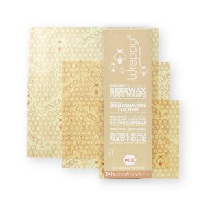 Reusable beeswax wraps