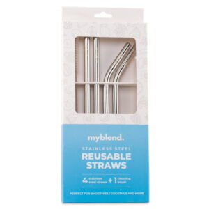Stainless steel reusable straws